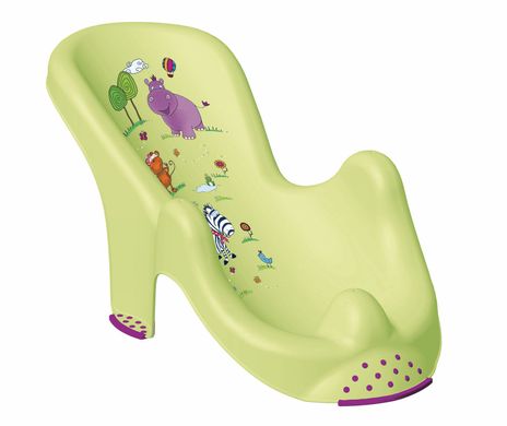 Анатомическая форма для ванны "Hippo", зеленая