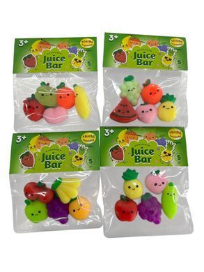 Іграшки колекційні у наборі Monster Gum mochi squishy "Juice bar"