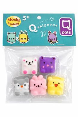 Іграшки колекційні у наборі Monster Gum mochi squishy "Q звірятка"