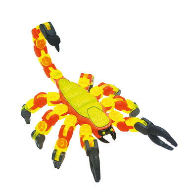 Игрушка Klixx Creaturez - Fidget Скорпион желто-красный