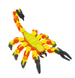 Іграшка Klixx Creaturez - Fidget Скорпіон жовто-червоний