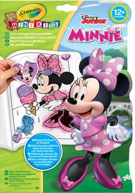 Mini Kids Набір-розмальовка зі стикерами Minnie Mouse