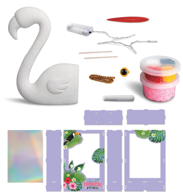 3D Набор для творчества Светящийся фламинго