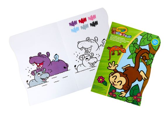 Mini Kids Раскраска "Джунгли",16 страниц