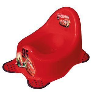 Дитячий горщик "Cars", червоний