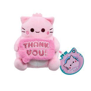 М'яконабивна іграшка-емоція Pembe The Pink Cat 15см - Дякую тобі