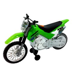 Мотоцикл Kawasaki KLX 140 Moto-Cross Bike со светом и звуком 25 см