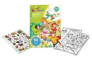 Mini Kids Розмальовка "Улюблені казки", 96 сторінок та додатково наліпки