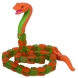 Игрушка Klixx Creaturez - Fidget Питон зелено-красный - Fidget Питон зелено-красный