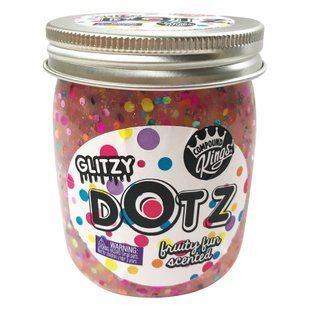Лізун Slime Glitzy Dotz, аромат "Фрукти", 210 г