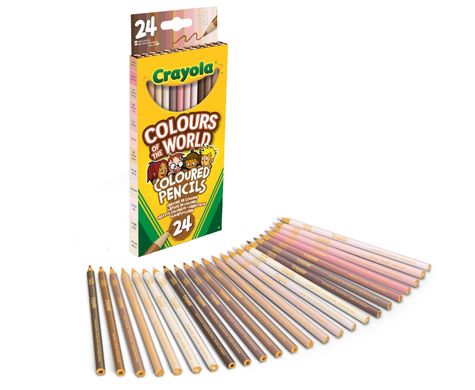 Colours of the World набір кольорових олівців, 24 шт