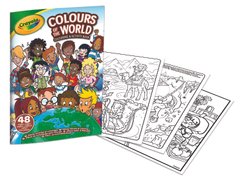 Colours of the World Раскраска, 48 страниц
