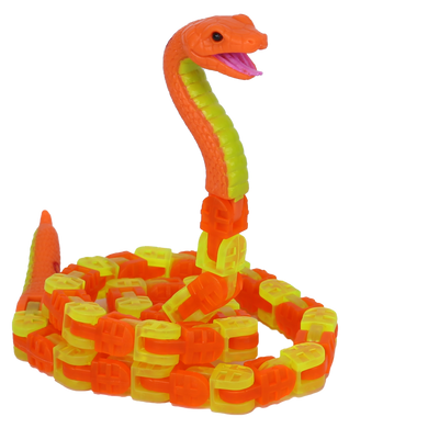 Іграшка Klixx Creaturez - Fidget Пітон червоно-жовтий