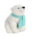 Ведмідь полярний зі шарфом 25 см
