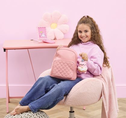 М'яконабивна іграшка-емоція з кліпсою Pembe The Pink Cat