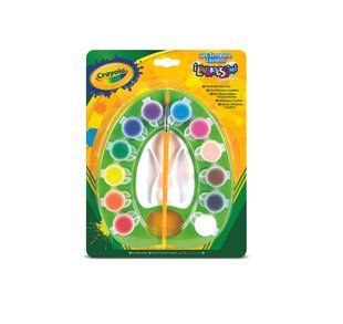 Набор постерных красок (washable) с палитрой и кисточкой