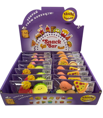 Игрушки коллекционные в наборе Monster Gum mochi squishy &laquo;Снэк бар&raquo;