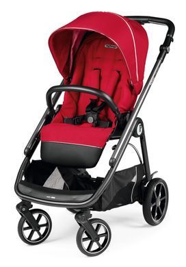 Коляска 2в1 Veloce Red Shine, красная (кол IP26000000MU49, люлька IN14770000MU49)