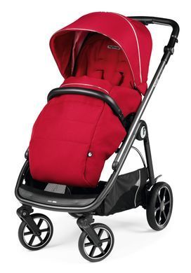 Коляска 2в1 Veloce Red Shine, красная (кол IP26000000MU49, люлька IN14770000MU49)