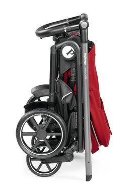 Коляска 2в1 Veloce Red Shine, красная (кол IP26000000MU49, люлька IN14770000MU49)