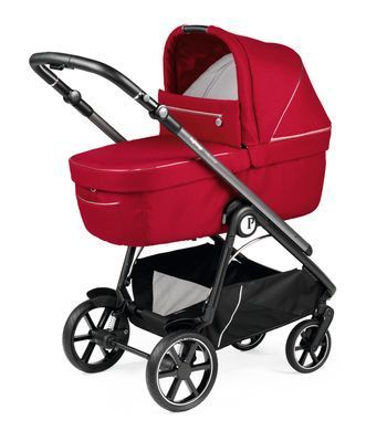 Коляска 2в1 Veloce Red Shine, красная (кол IP26000000MU49, люлька IN14770000MU49)