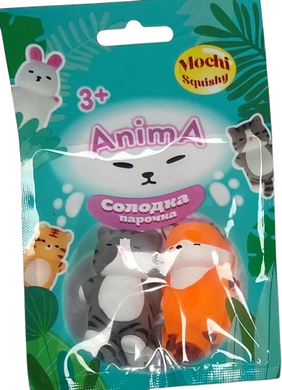 Іграшки колекційні у наборі Monster Gum mochі squishy "Солодка парочка"