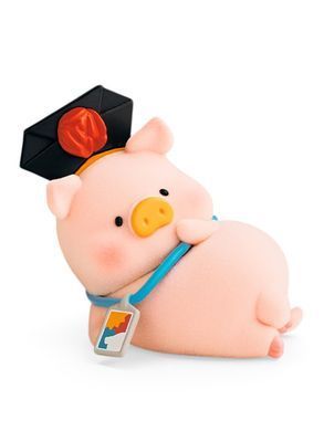Колекційна фігурка 10/10 TOYS LuLu the Piggy серія Office (blind box)