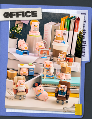 Колекційна фігурка 10/10 TOYS LuLu the Piggy серія Office (blind box)