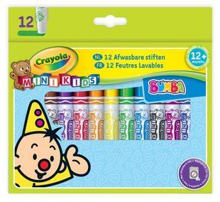 Mini Kids Мої перші фломастери (washable), 12 шт