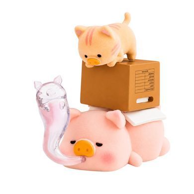 Колекційна фігурка 10/10 TOYS LuLu the Piggy серія Office (blind box)