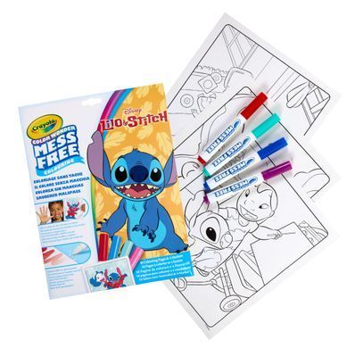CW Розмальовка "Lilo & Stitch", 18 сторінок та 4 фломастери