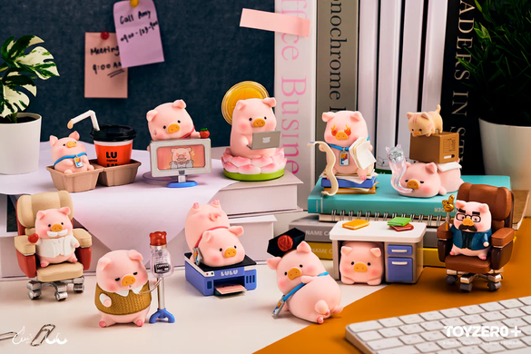 Колекційна фігурка 10/10 TOYS LuLu the Piggy серія Office (blind box)