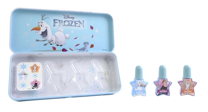 Frozen Набор лаков для ногтей "Adventure" в металлическом футляре