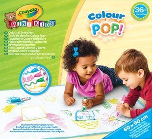 Mini Kids Багаторазовий килимок для малювання з фломастерами