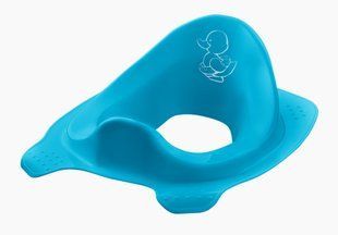 Дитяча накладка на унітаз comfort "Каченя", блакитна