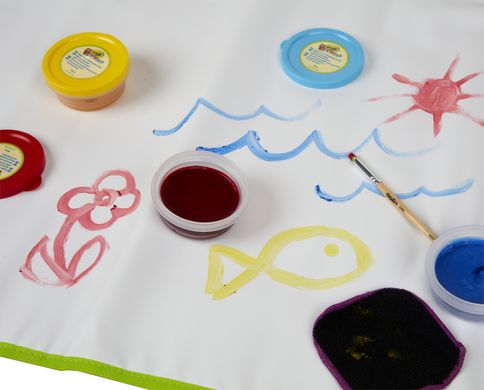 Mini Kids Багаторазовий килимок для малювання, з фарбами