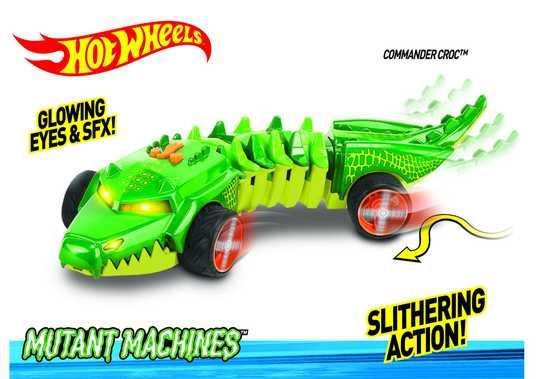Машина-мутант Hot Wheels Commander Croc 32 см, зі світлом та
