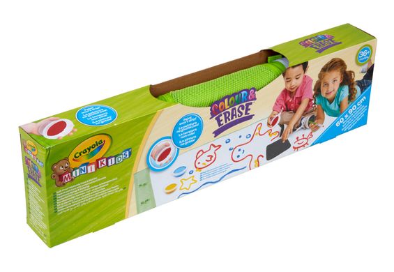 Mini Kids Многоразовый коврик для рисования, с красками