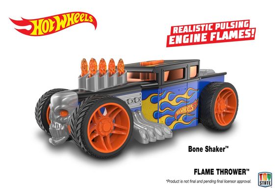 Машина "Вогнений спалах" Bone Shaker зі світлом та звуком, 18 см