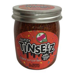 Лізун Slime Glitzy Tinselz, аромат "Апельсин", 210 г