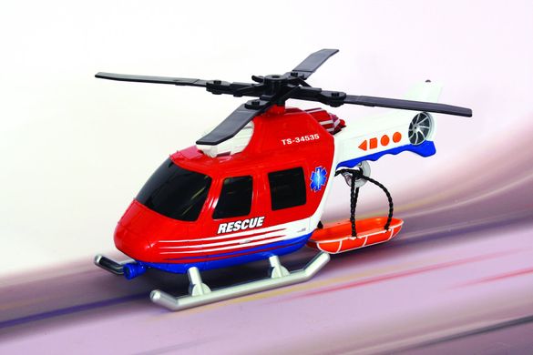 Спасательная техника "Вертолет" со светом и звуком, 30 см