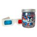 Лізун Slime 3-D Goosh з окулярами, червоний/білий/блакитний, 226 г