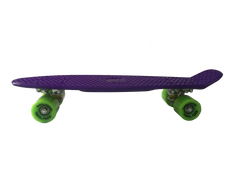 Дитяча дошка для катання, фіолетова, зелені колеса 56 см