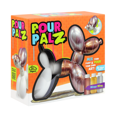 Pour Palz Набір для творчості Флюїд Арт - Balloon Dog "Блінг Блінг"