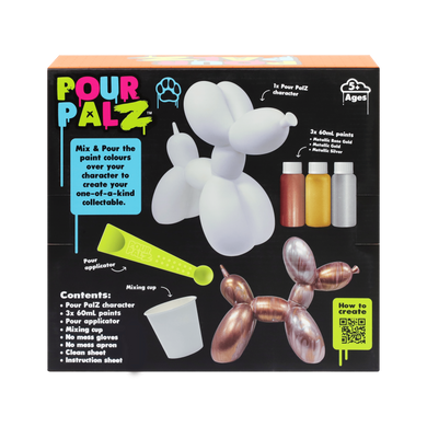 Pour Palz Набір для творчості Флюїд Арт - Balloon Dog "Блінг Блінг"