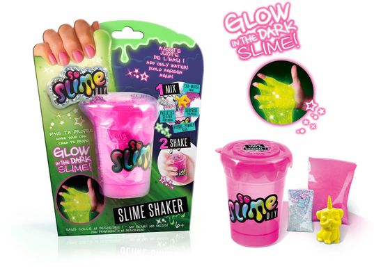 Іграшка для розваг Slime "Твій гламурний Лізун, що світиться в темряві", 4 в асортименті