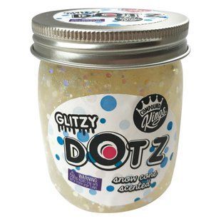 Лізун Slime Glitzy Dotz, аромат "Зимовий", 210 г