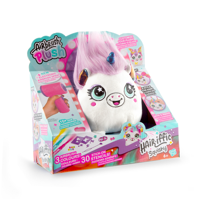 Набір DIY AIRBRUSH PLUSH - Hair'iffic "Зроби зачіску - Принцеса" з іграшковим аерографом