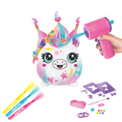 Набір DIY AIRBRUSH PLUSH - Hair'iffic "Зроби зачіску - Принцеса" з іграшковим аерографом