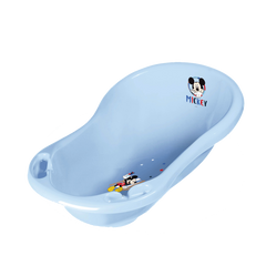 Детская ванночка 84см со сливом "Mickie", голубая